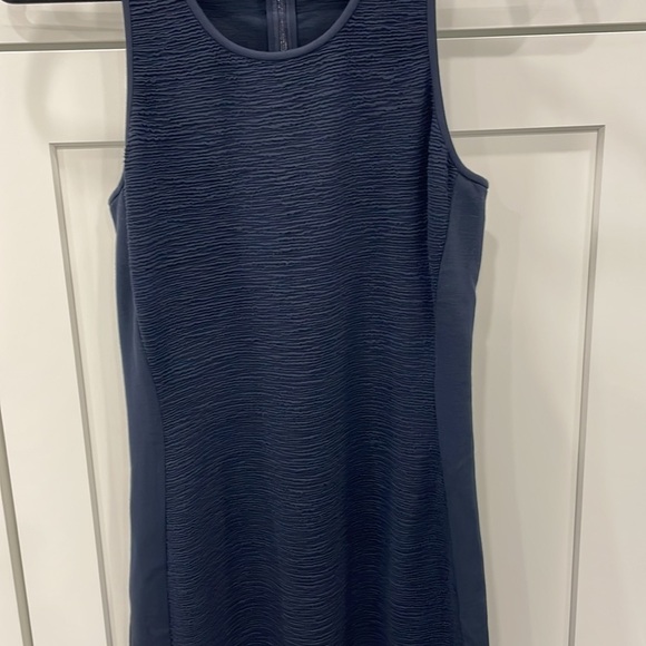 Dianne Von Furstenberg Teyla Navy Blue Midi Dress - Picture 4 of 14